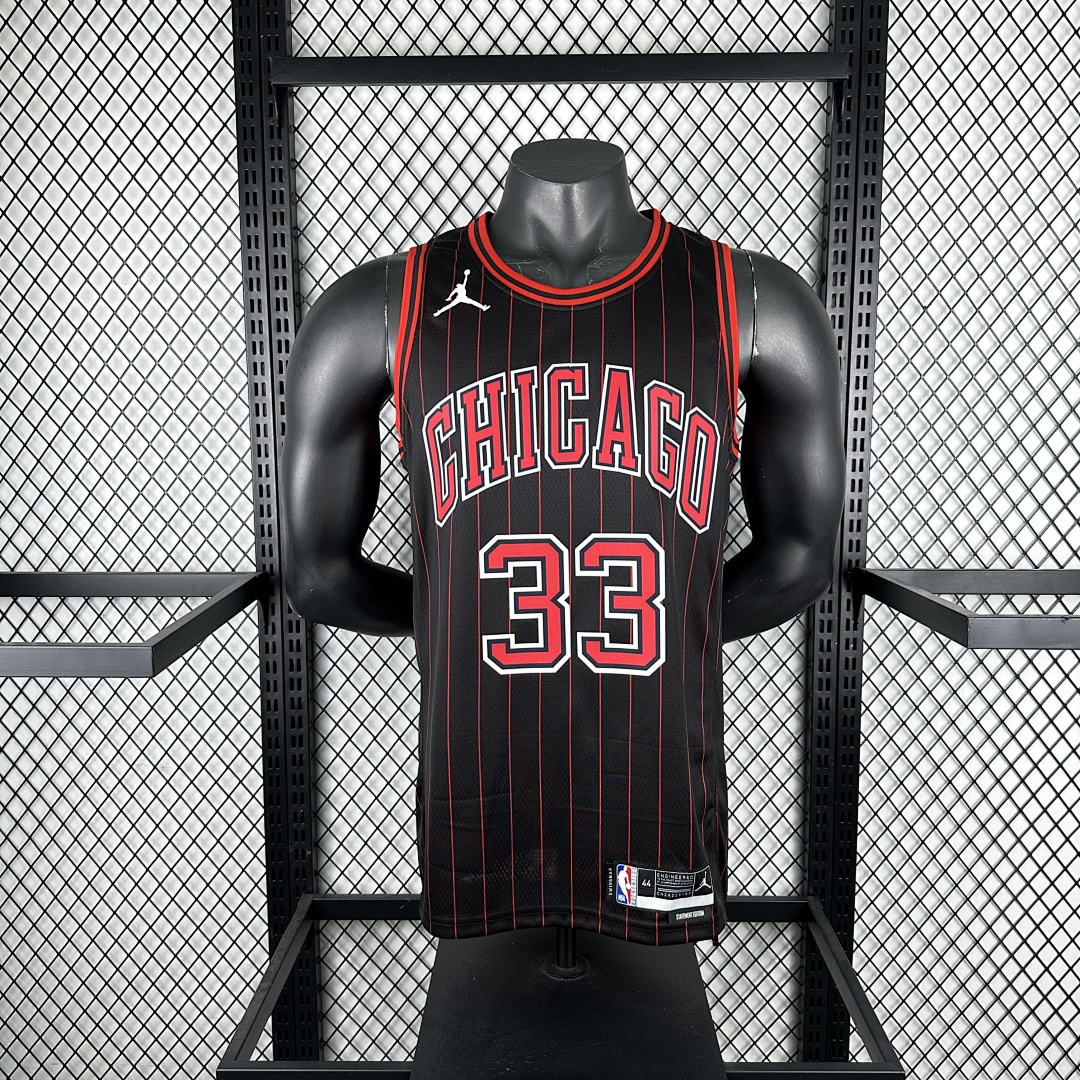 Camisa NBA Chicago Bulls nº 33 Pippen edição limitada Jumpman